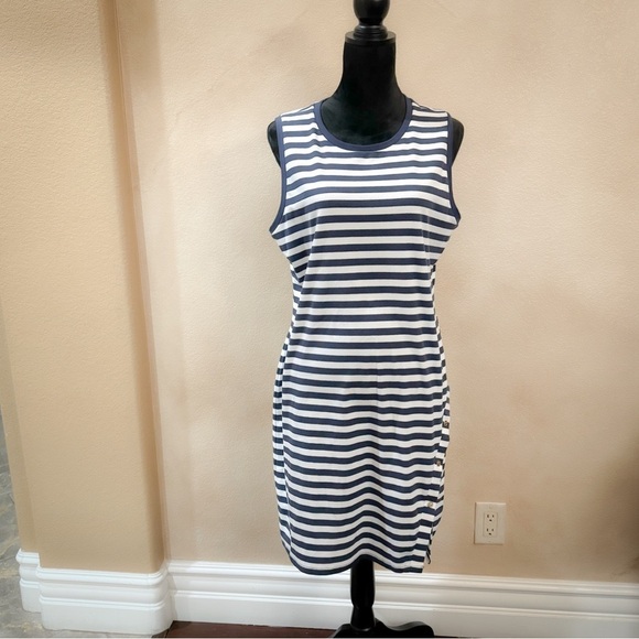 Michael Kors Striped Snap-Around Mini Dress.  NWT - Picture 8 of 12